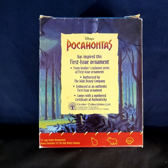 Pocahontas Christmas Magic Disney Grolier Tree Ornament - Picture 5 of 5